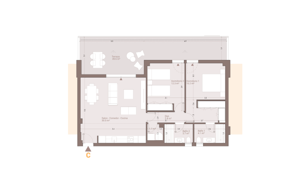 Appartament San Pedro 7 – L’achèvement est provisoirement fixé pour le quatrième trimestre de l’année 2026